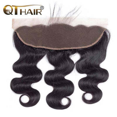 QT Malaysian Body Wave Virgin Hair 13X4 Lace Frontal With Baby Hair - QT Hair