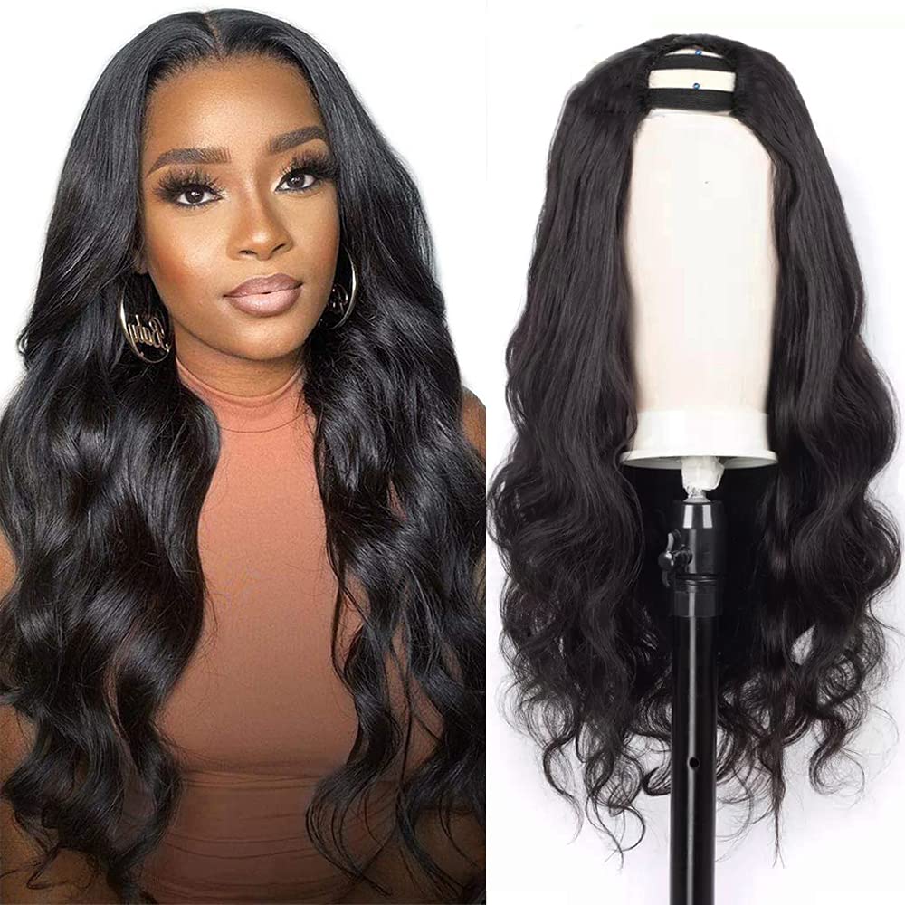 U Part Wig Body Wave Human Hair Wigs For Black Women Body Wave 2x4 Left Part Wigs ｜QT Hair