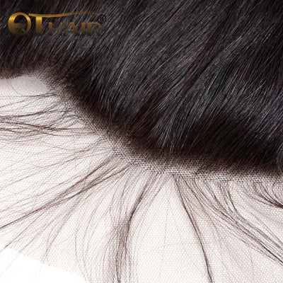 Malaysian Loose Deep Wave 13x4 Lace Frontal 100% Remy Human Hair Closure ｜QT Hair