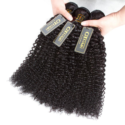 QT Indian Virgin Hair African American Curly Weave 3 Bundles ｜QT Hair