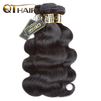 QTHAIR 12A 3 Bundles Peruvian Body Wave Human Hair Wave Best Peruvian Hair for Black Women - QTHAIR